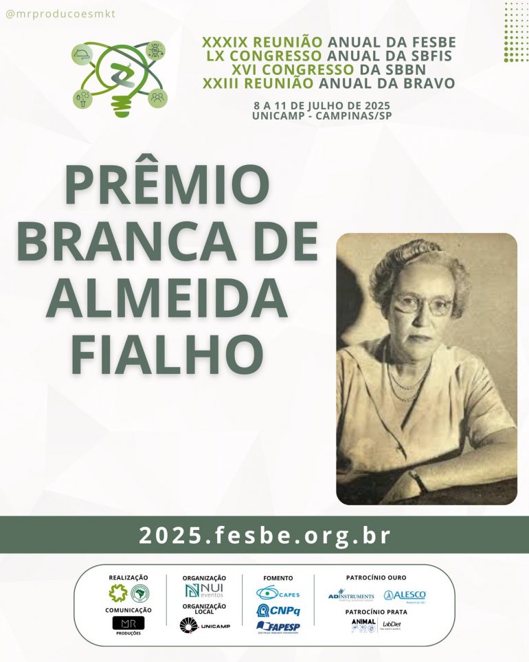 Prêmio Branca de Almeida Fialho 2025